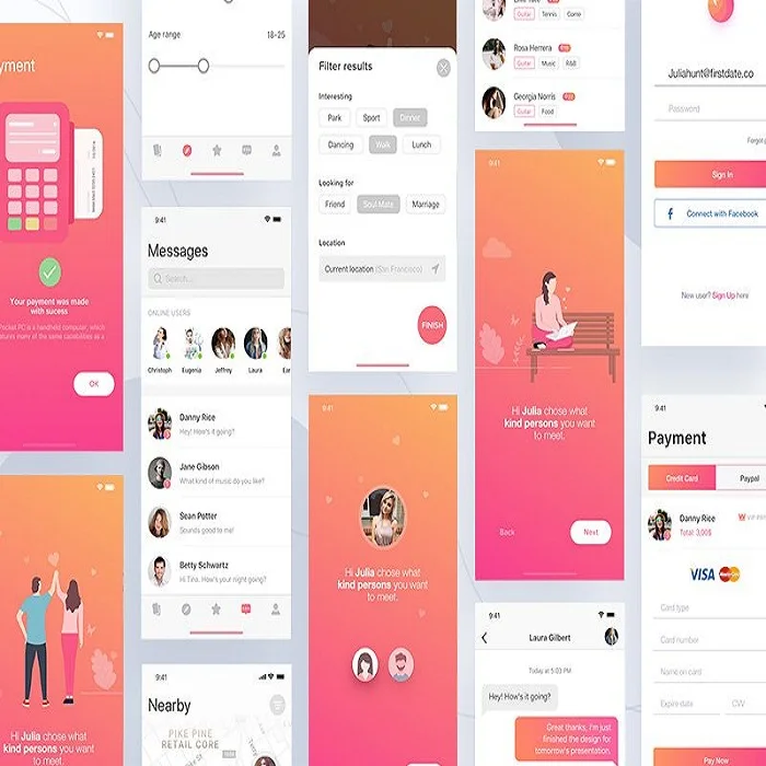 Разработка веб-приложений для социальных сетей и свиданий