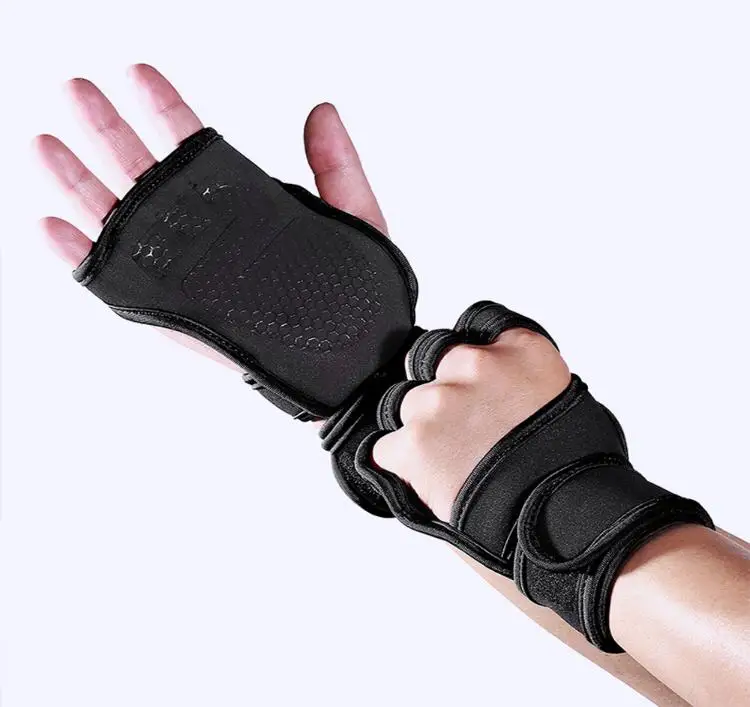 Новинка 2021, перчатки унисекс для тяжелой атлетики, перчатки без пальцев для тренажерного зала и фитнеса