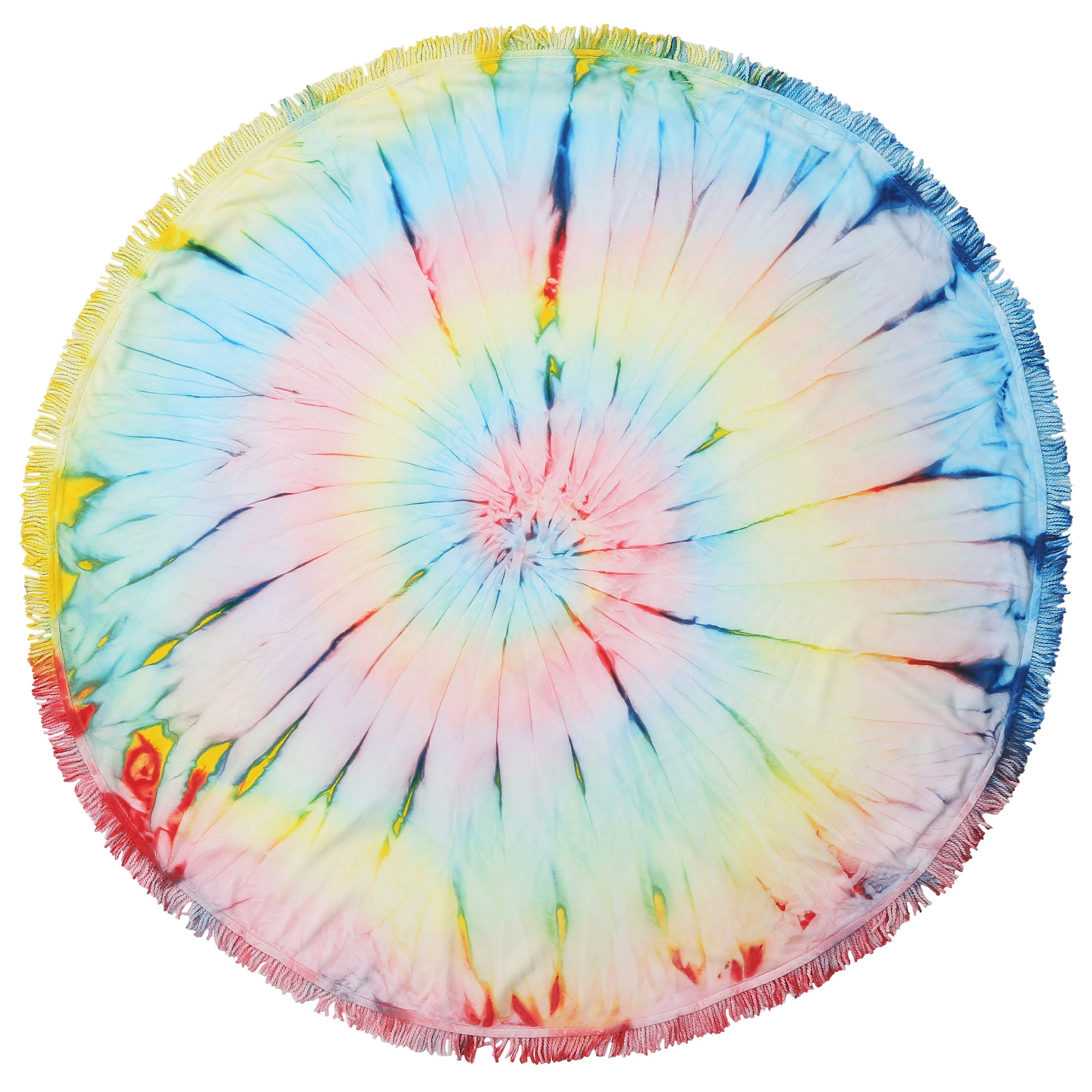 Tie Dye Design Microfiber Round Peshtemal Yoga Mat Beach Blanket Flower Design Printed Mandala Roundie Pestemal 100 Cotton Buy Large Round Beach Towel From Factory Made In Turkey Flower Design Large Roundie