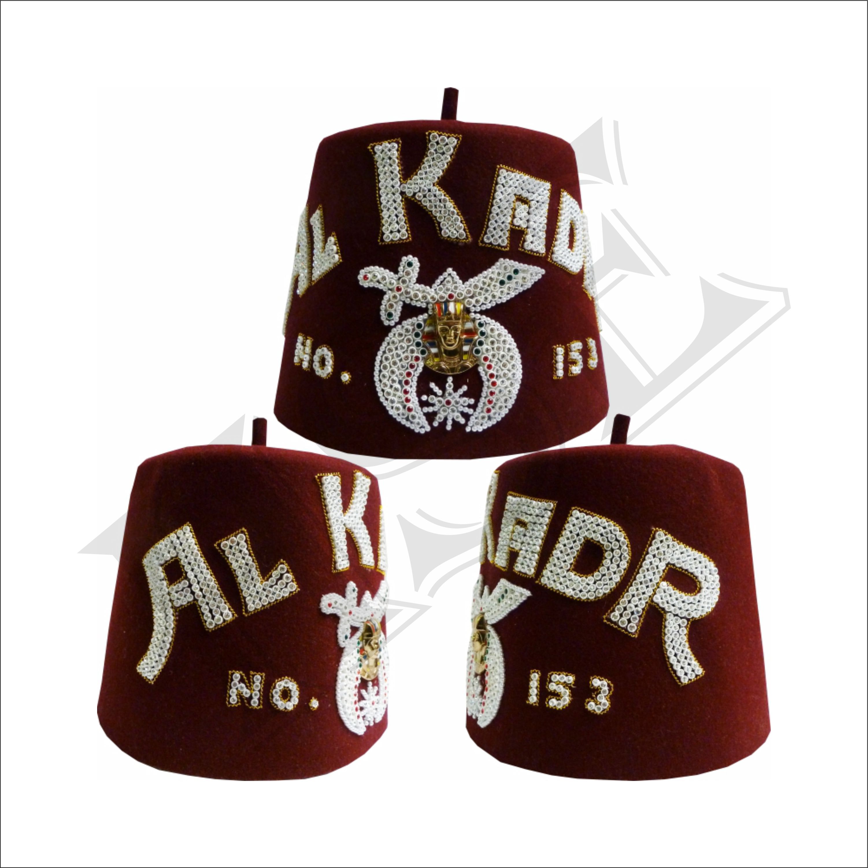 Shriner Al Kadr Temple No 153 Fez Shriner Fez Buy Masonic Regalia Fez