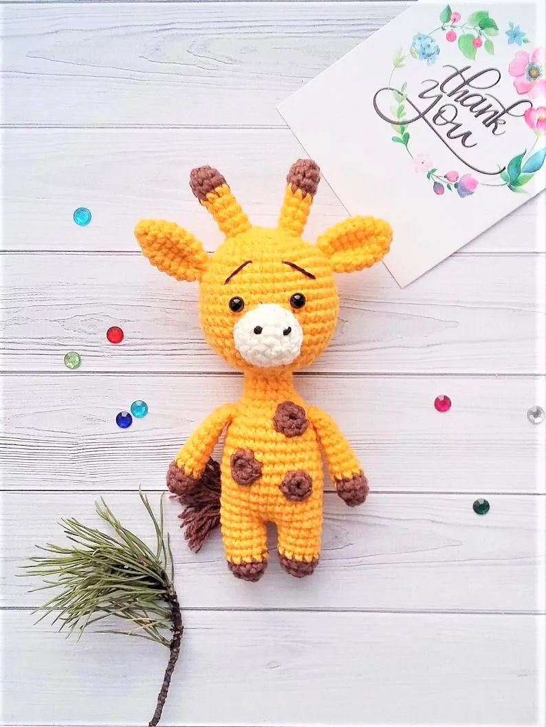 Crochet giraffe Funny hats women Baby giraffe gift Mom giraffe -   Portugal