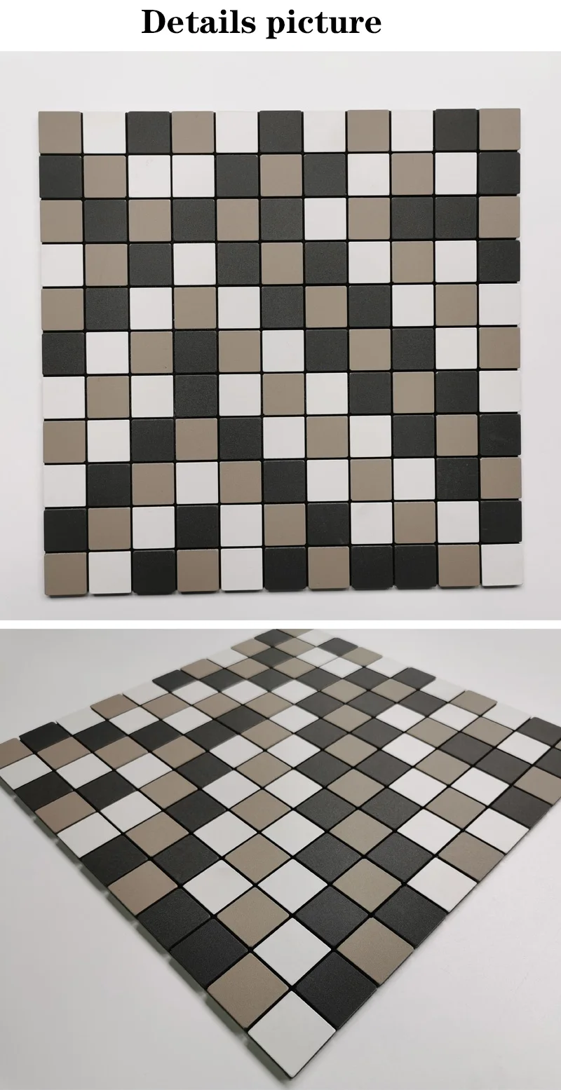 new style aluminum self adhesive peel and stick backsplash wall mosaic tile