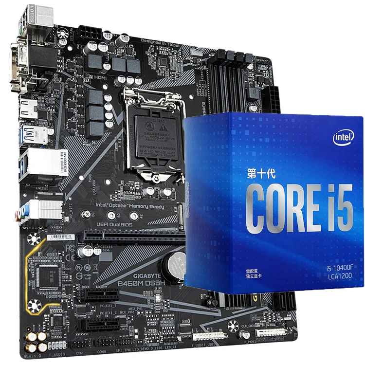 Gebrauchtes GIGABYTE B460M DS3H LGA 1200 Sockel Gaming-Mainboard