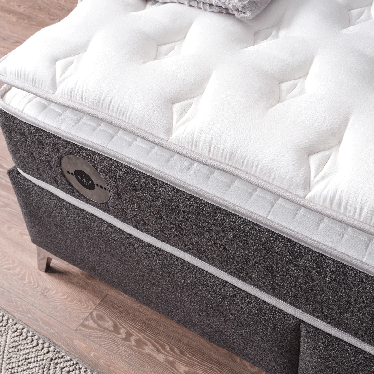 Высококачественная роскошная кровать для спальни в отеле распродажа Двуспальный Матрас большого размера изготовленный турецким экспортером сертифицированный