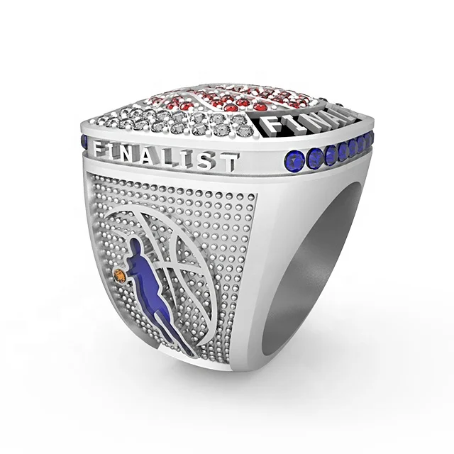 Custom Championship Basketball Ring Finalist Rings by Laser Team Classic Alloy Gemstone Jewelry Christian Style No Mold Fee