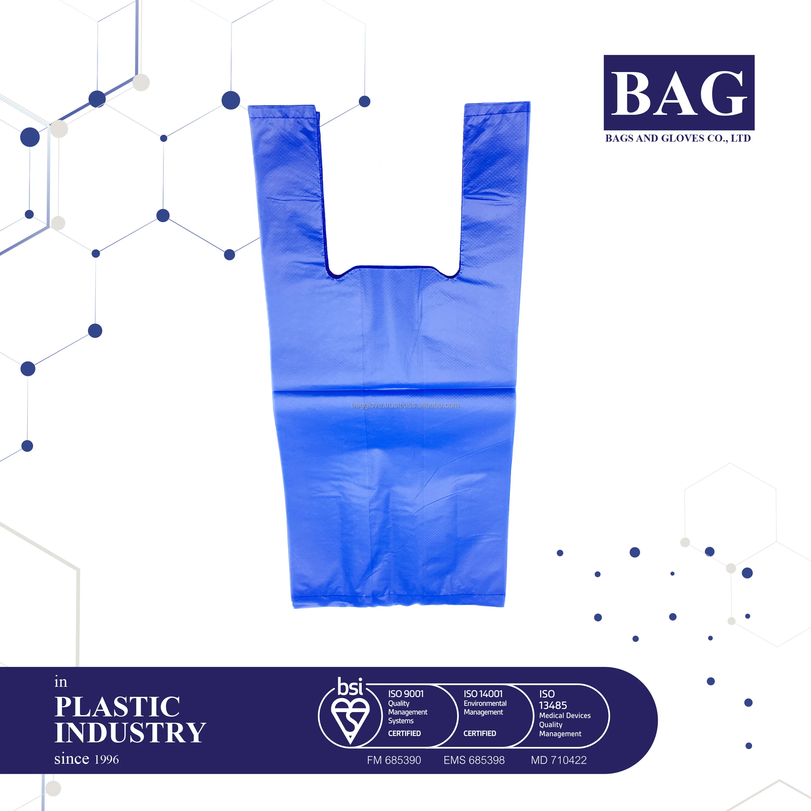 Blue Cheap Disposable Plastic Hdpe Shopping Bag - Buy Hdpe Bag,Hdpe ...