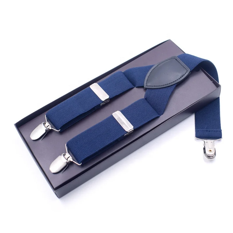 Suspenders for men with Strong Clips Elastic Adjustable Y Shaped Heavy Duty Braces For Casual&Formal