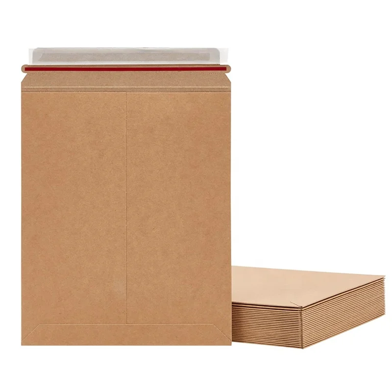 KSK Packaging 6x6 Rigid Paperboard Mailers – Heavy Duty Flat Envelopes (Bulk)