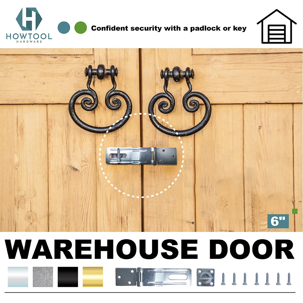 Hasp And Swivel Staple,6 Inch,Stable And Durable Buy Safety Hasp