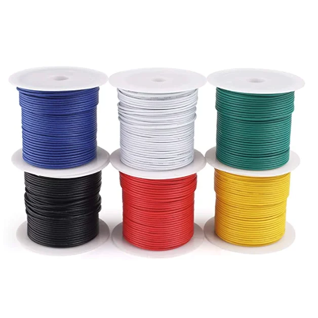PVC Electric Wire 1.5mm 2.5mm 4mm 6mm 10mm Black OEM Copper Taiwan Power Cable 2 Core with 2 Stranded for Aluminum Wi Insulated