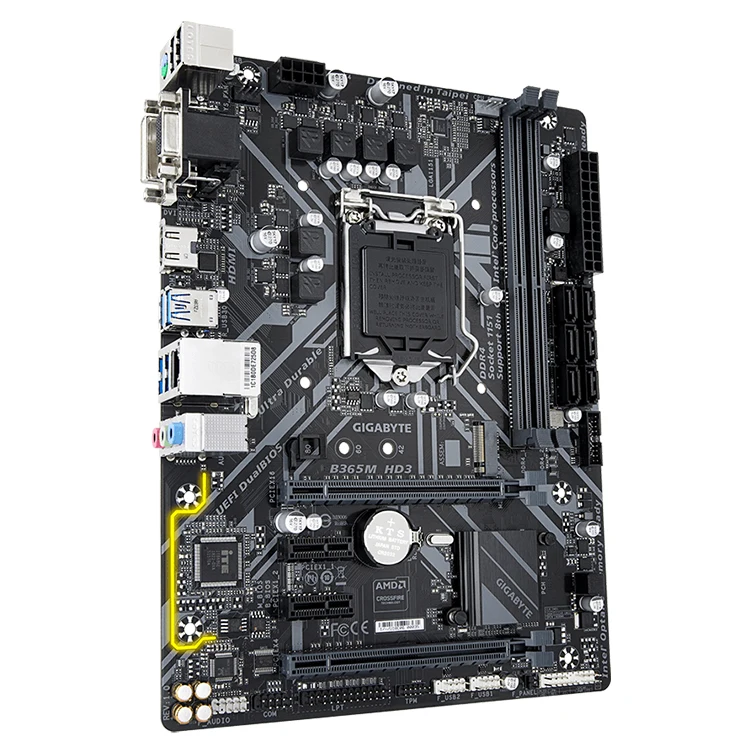 GIGABYTE B365M HD3 Desktop Motherboard with Intel B365 Chipset Support for 8th 9th Core I9 I7 I5 I3 Processors