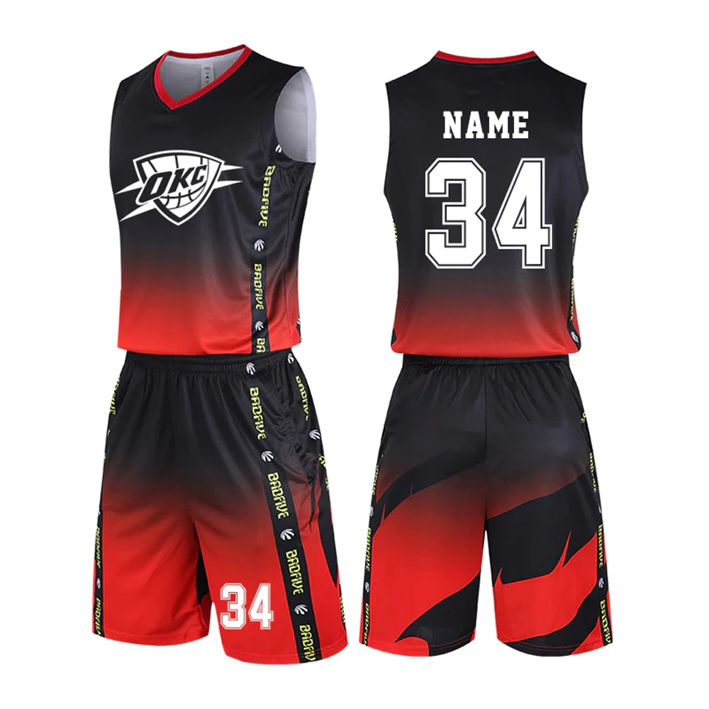 Basketball Suit Men Customized Jerseys Match Team Uniform Training