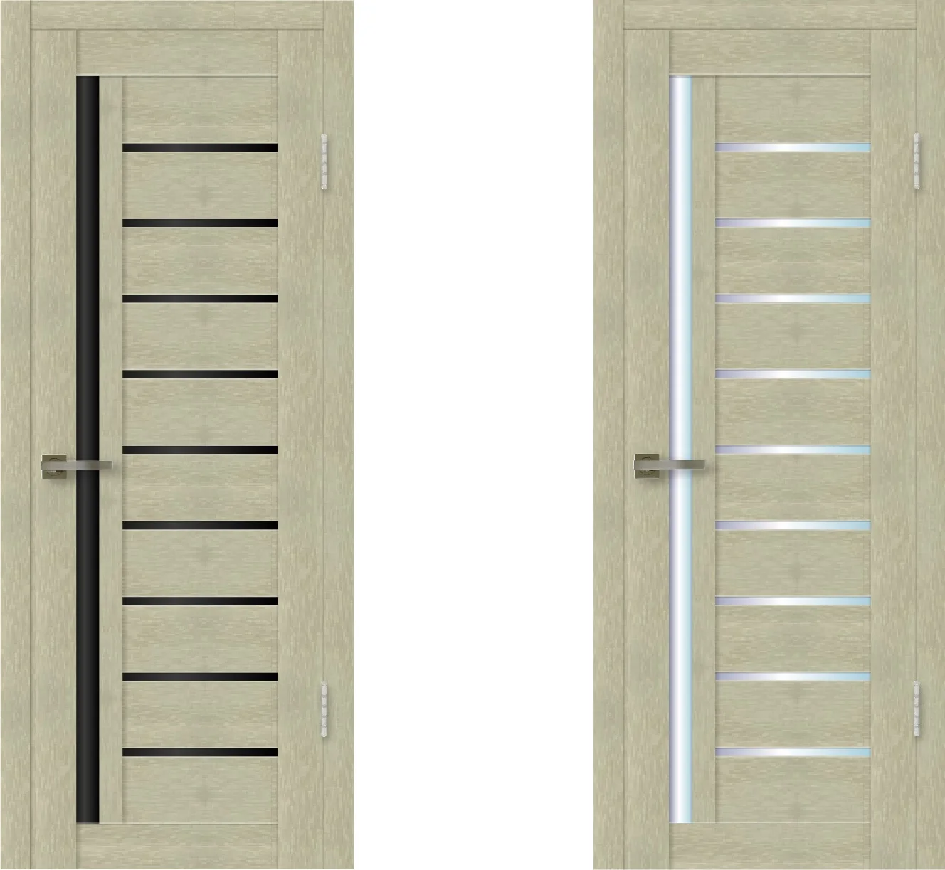 Cityline 008 The Best Quality Interior Door With Black Or Light Glass
