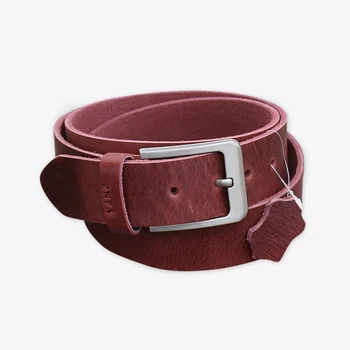 Premium quality leather casual wear belt Genuine buffalo Leather Belts for men full grain crazy horse leather belt