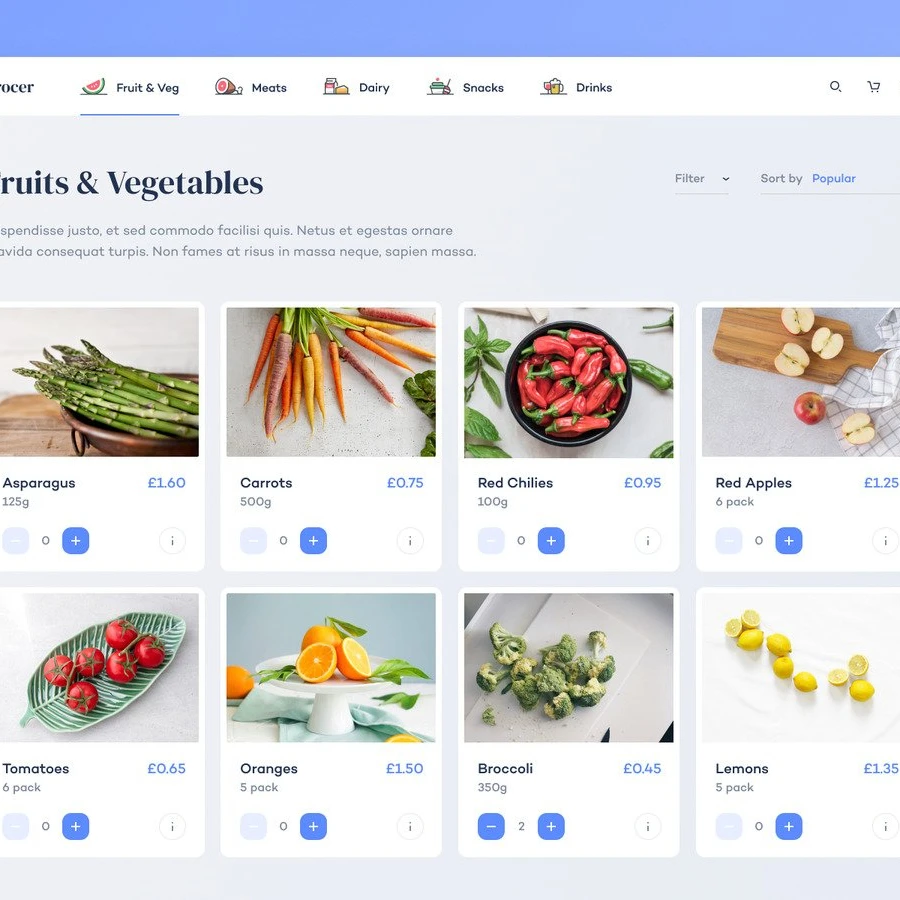 
 Лучший Интернет-магазин продуктов Estore, разработка веб-сайта | Дизайн веб-сайта электронной торговли  