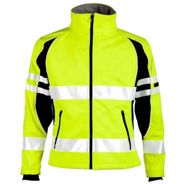 Reflective Security Traffic Fluorescent Hi Vis High Viz Visibility Workwear Safety Work Class 3 Jacket