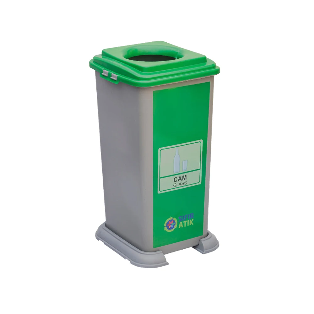 70 Liter Plastic Waste Container Bin For Zero Waste Recycle Bin Premium