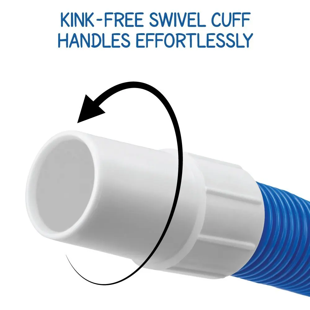 Pool King 30' 1 1/4 Swivel Cuff Vacuum Hose