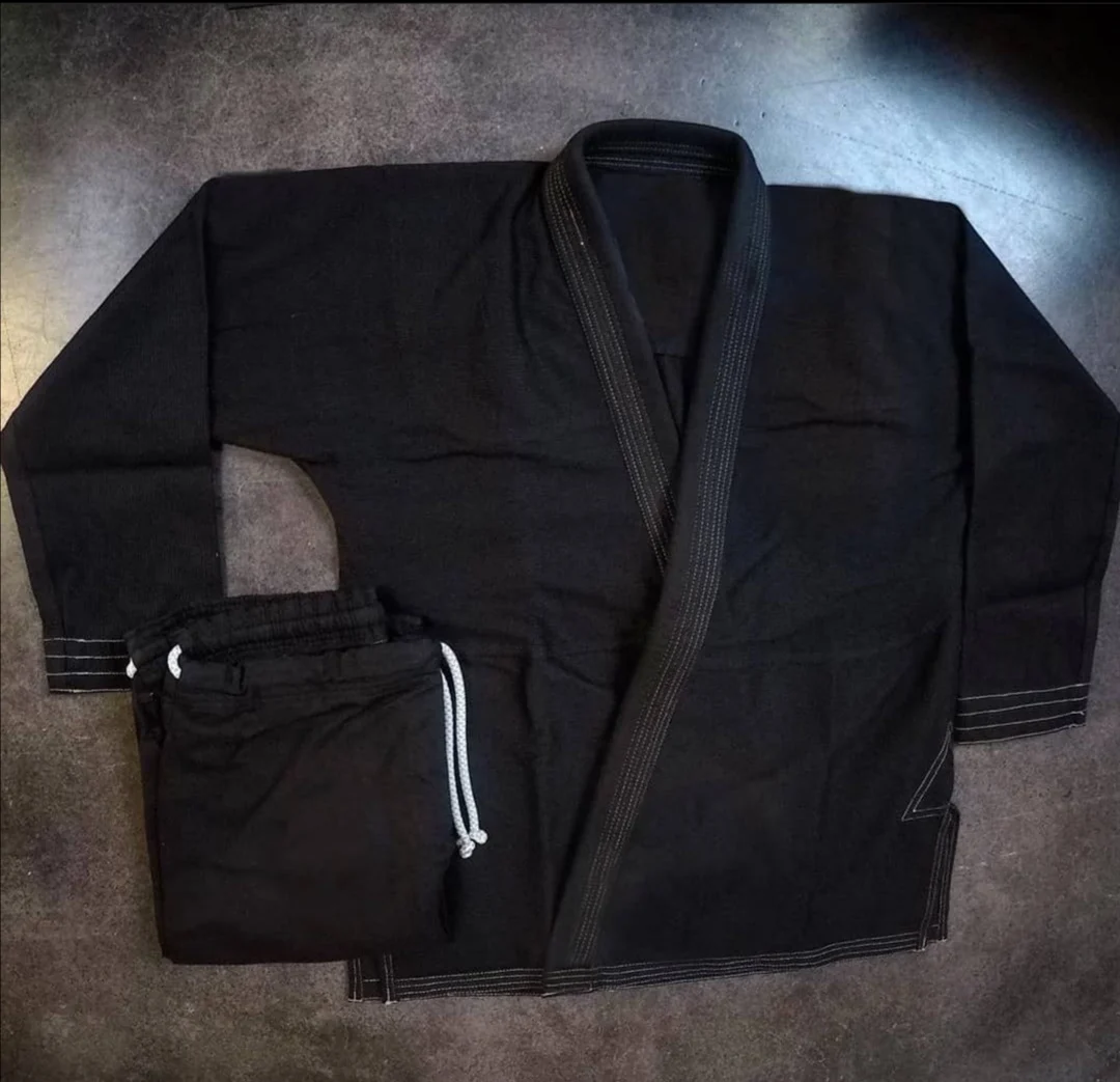 Pantalon Et Veste Jiu Jitsu Brésilien Enfant - Gi Coton Olive - Tailles M00 à M4