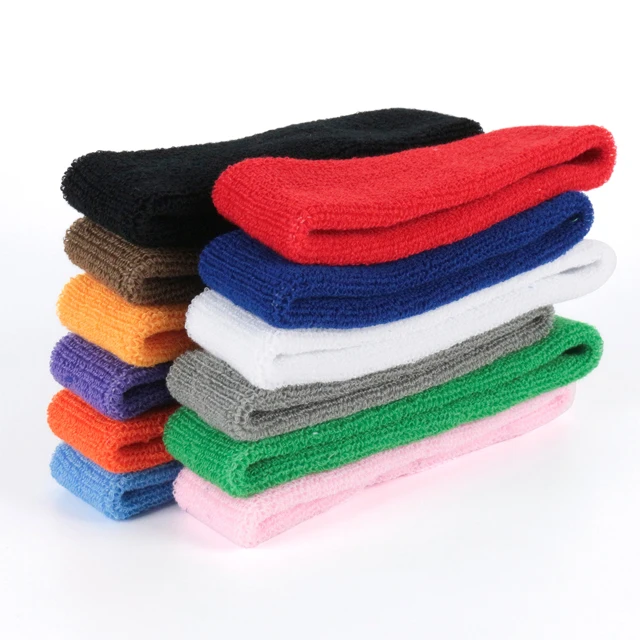 Wholesale Custom Cotton Sweat Head Band Wholesale Basketball Custom