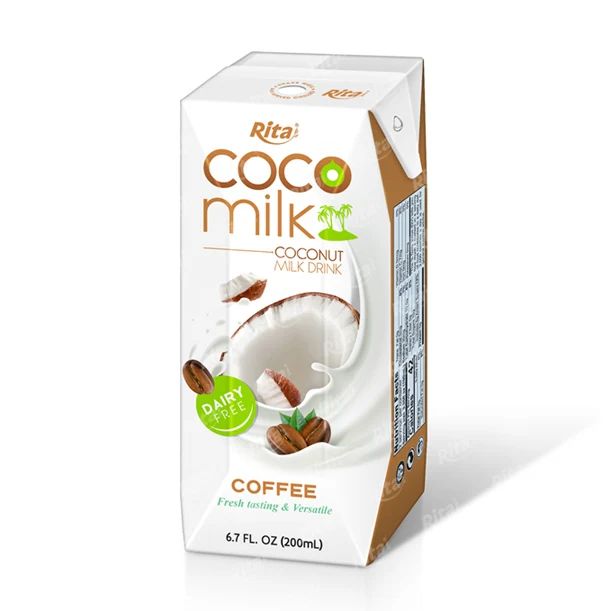 Высококачественный ванильный вкус Robusta кофе с кокосовым молоком GMP HACCP ISO Kosher сертифицированная лучшая цена за вкусный напиток
