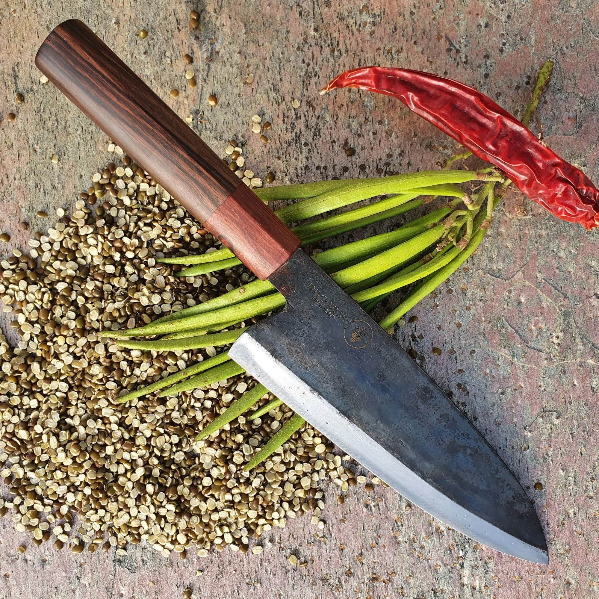 Hand Forged DEBA Knife - Carbon Steel 51600 Japanese Style