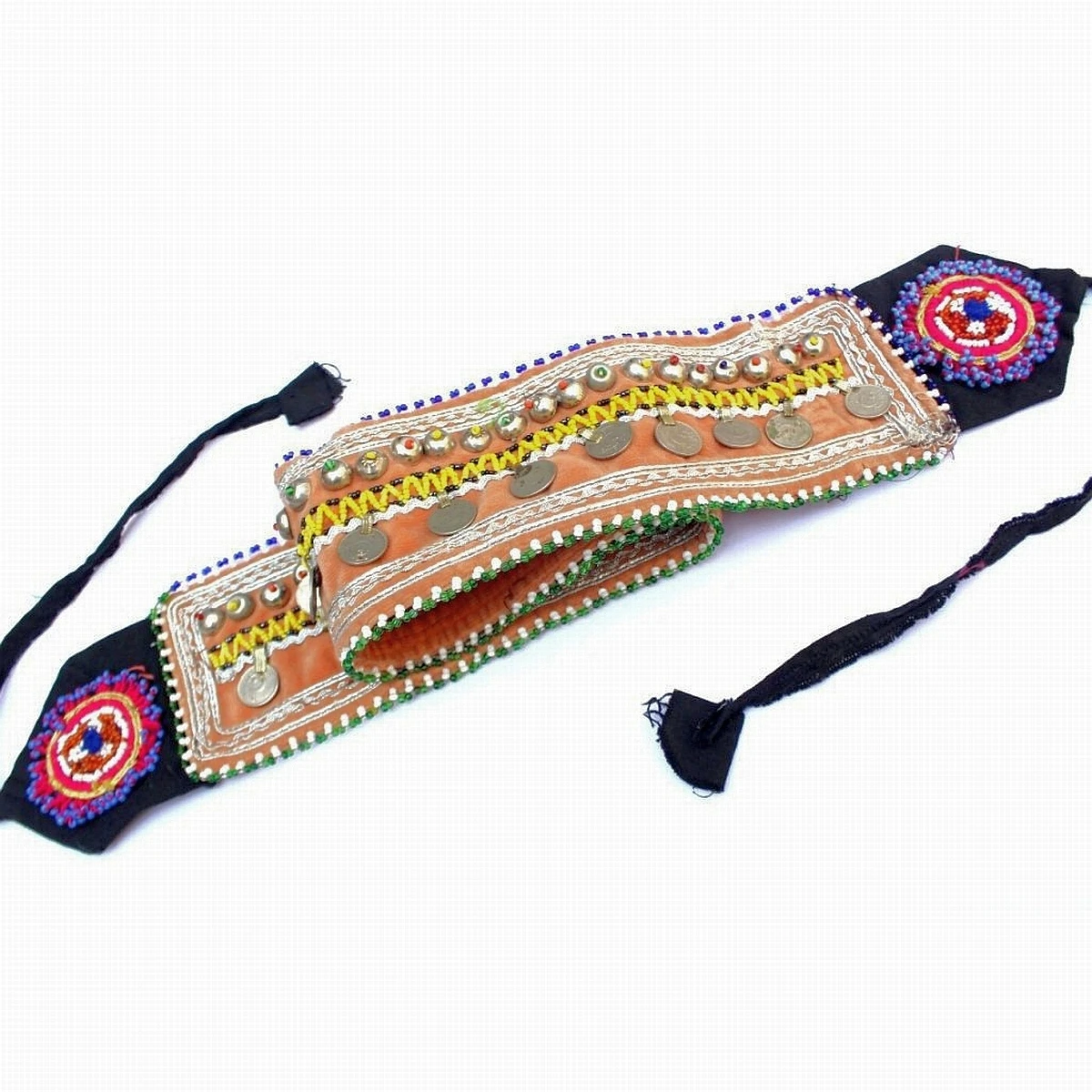 Fabric Waist-Belt Embroidery Mirror Work Banjara Kamar-Bandh