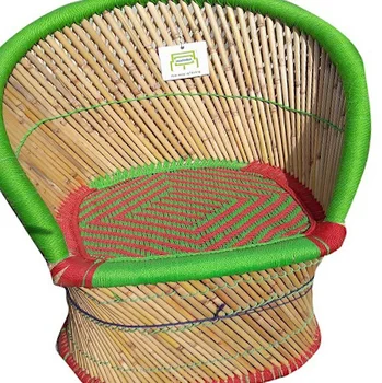 100% eco-friendly bamboo cane sitting chair for living lawn