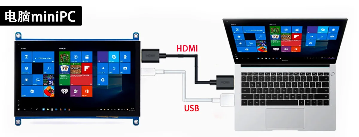 7 Inch LCD 1024x600   Touchscreen Display for Raspberry Pi