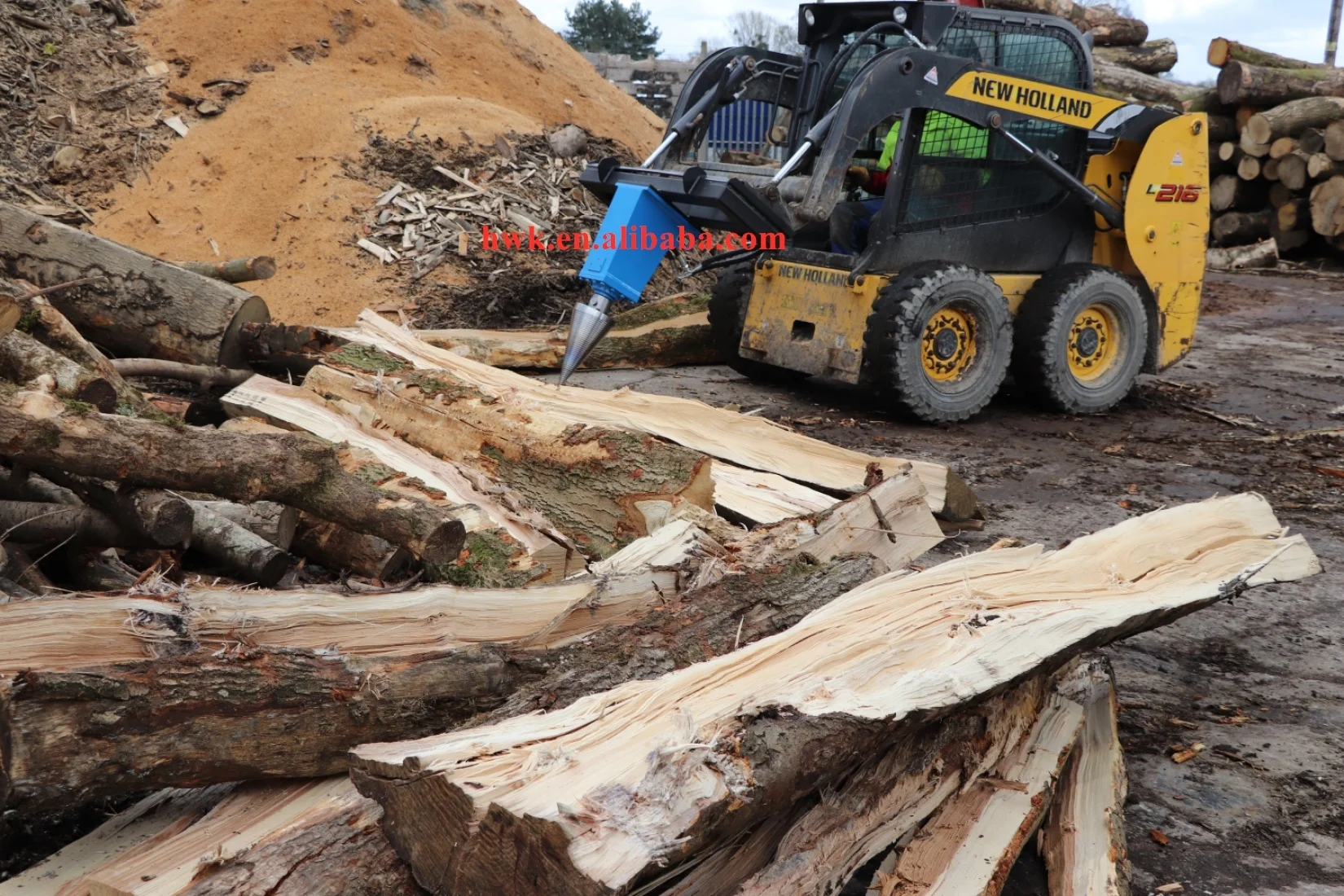 Tractor Mounted Cone Log Splitter with CE for Sale