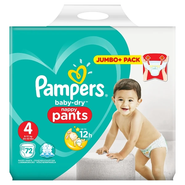 Couches Pampers Baby Dry - Taille 6-33 pcs