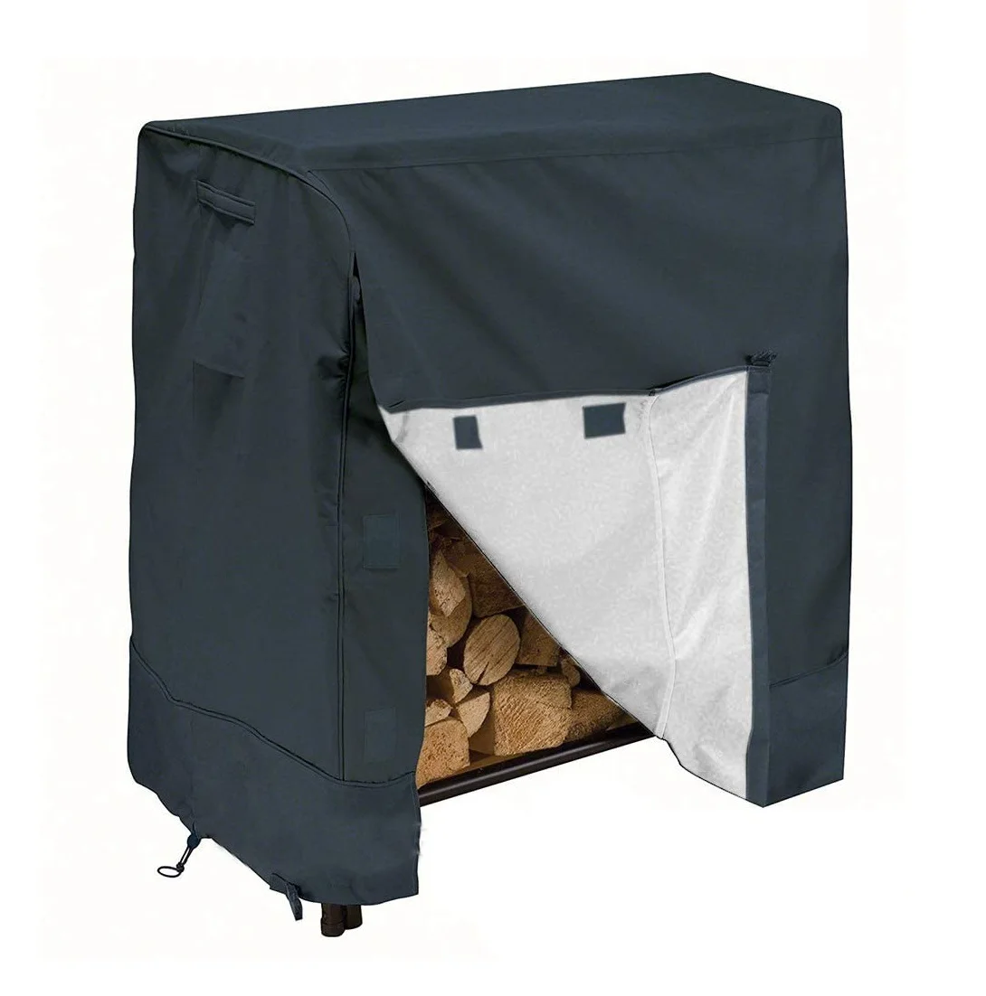firewood holder cover home garden wood storage protection