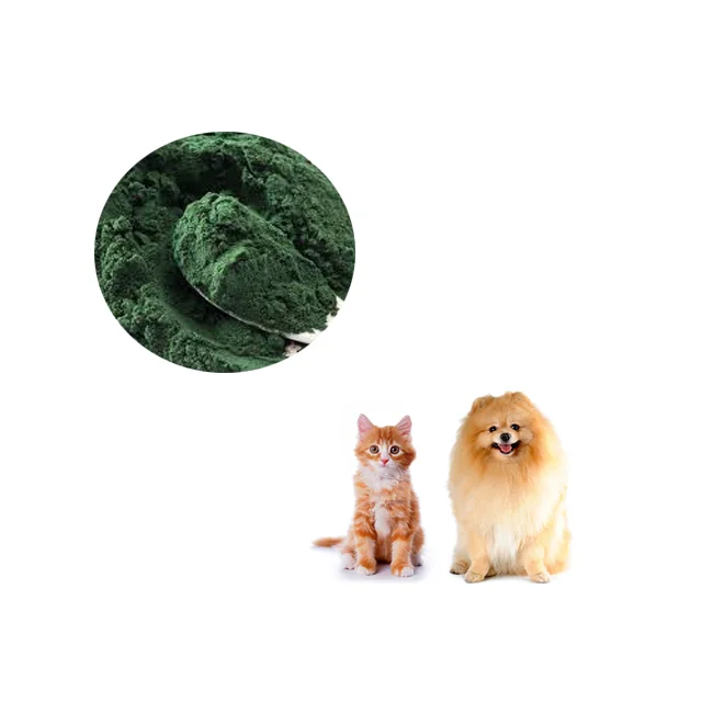 
 100% чистый кормовой порошок спирулины для собак/кошек оптом  