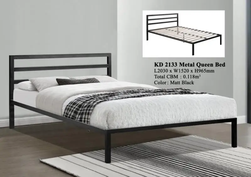 Best Choice Products Modern Design Metal Material Bed Frame With Wooden