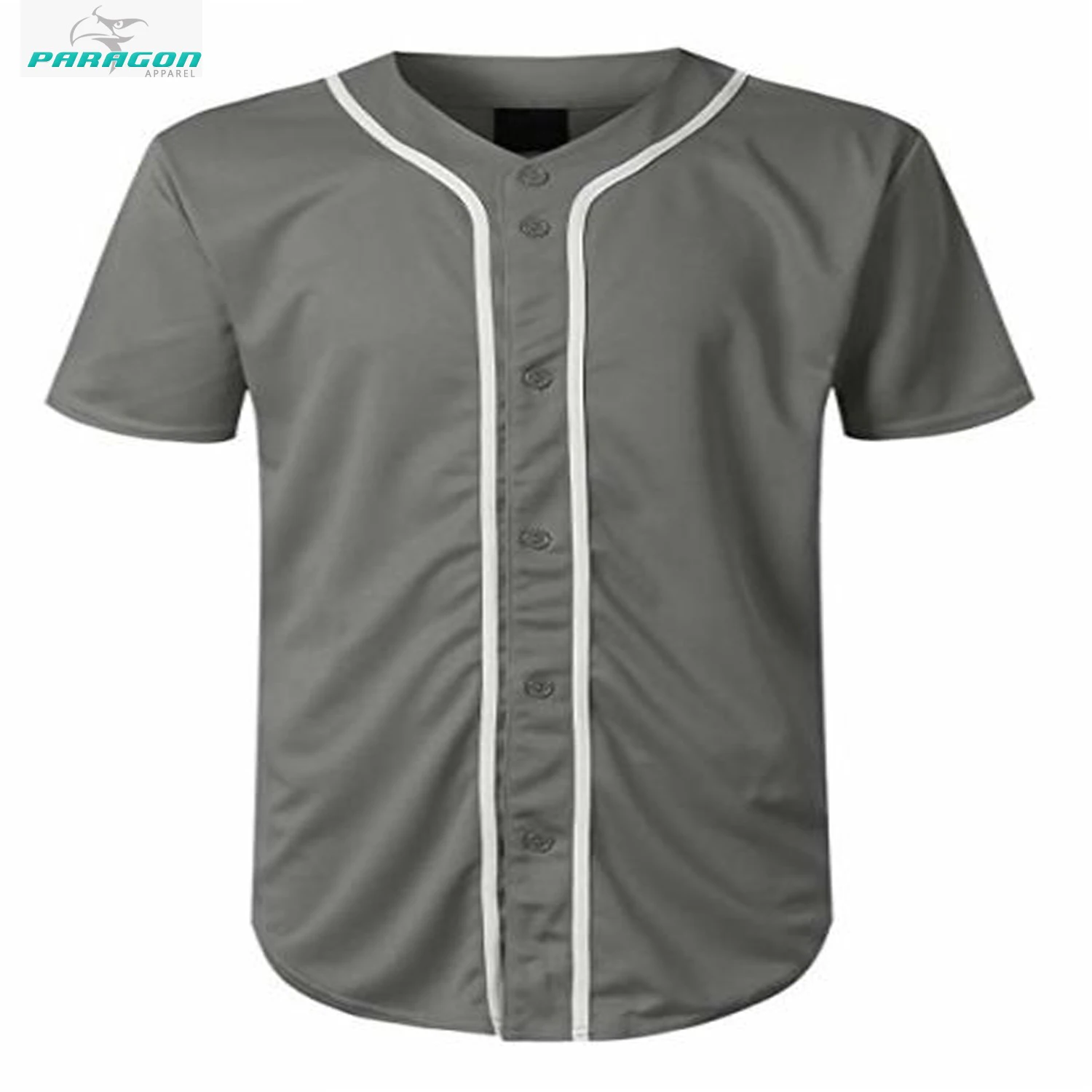 Adult Breathable Paragon Two-Button Baseball Jersey - All Sports Uniforms