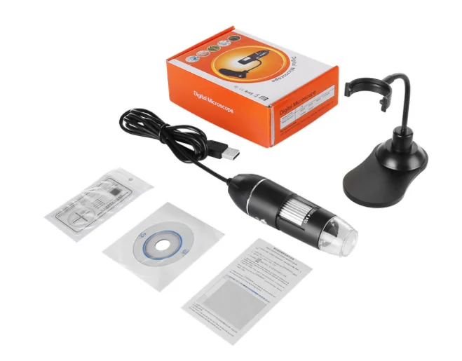 A8 Biological Digital Microscope Usb Stand Magnifying Glass Led Desktop