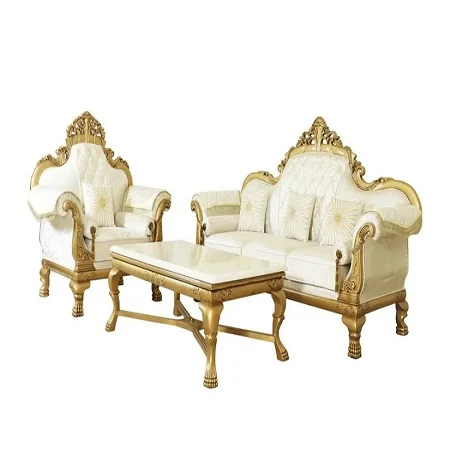 Wood White and Golden Two Seater Wedding Chairs at Rs 18000/piece