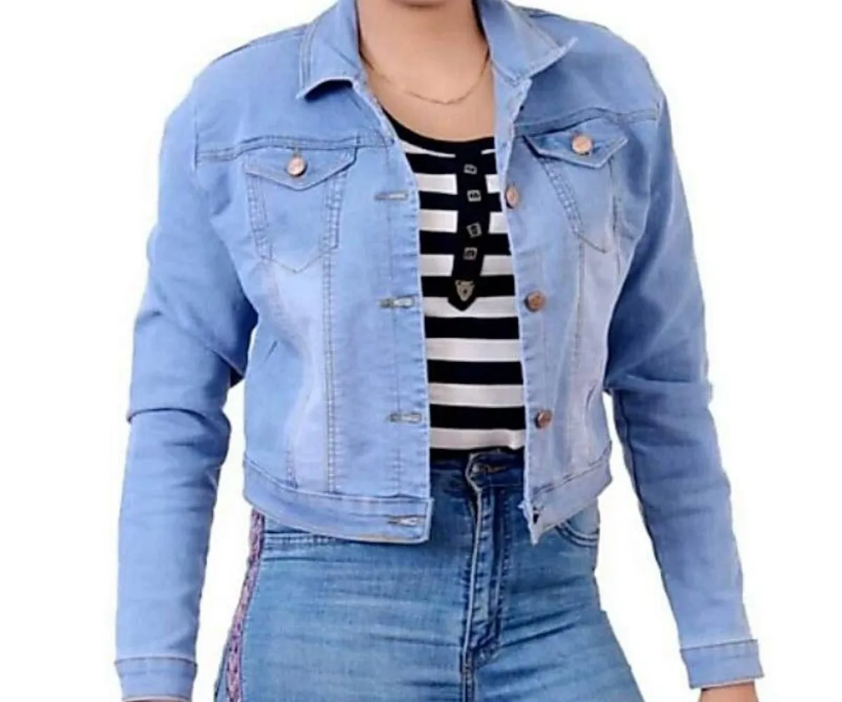 denim jacket rough look