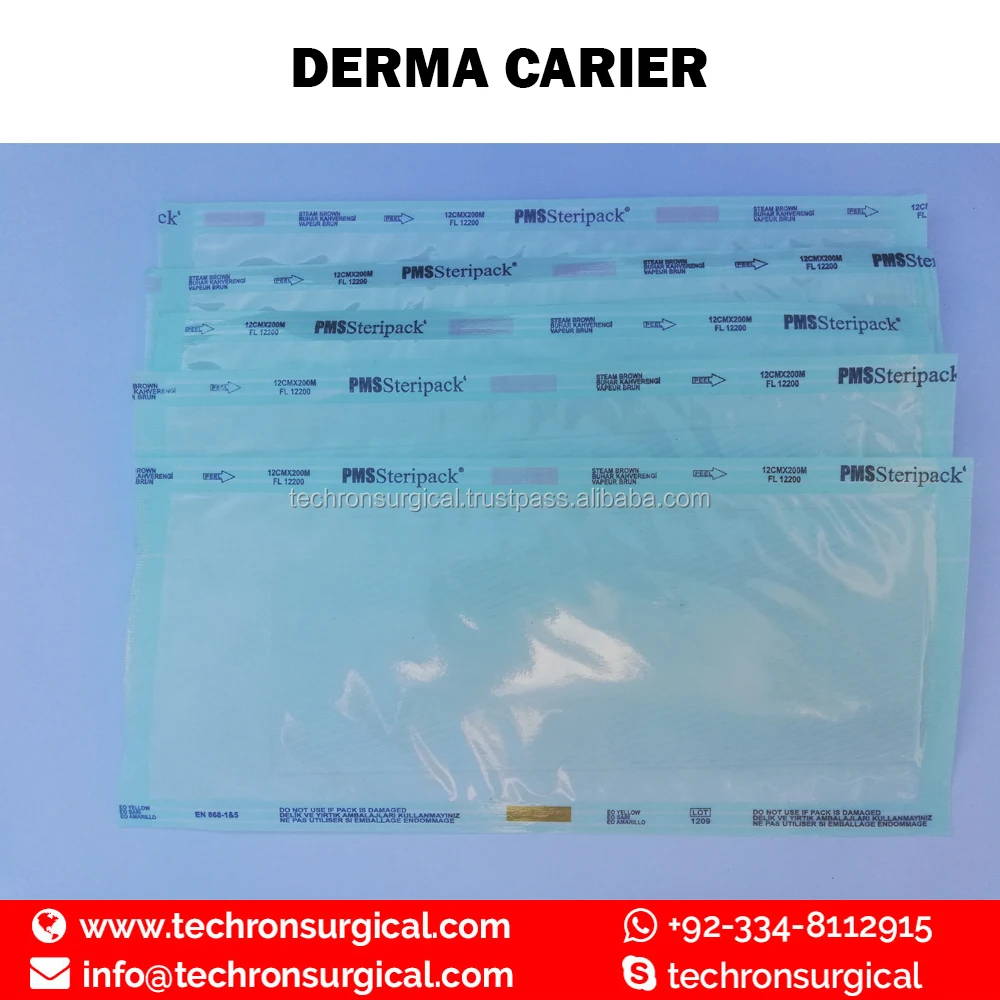 
 Derma Carrier in ETO/ GAMA Sterilize Packing  
