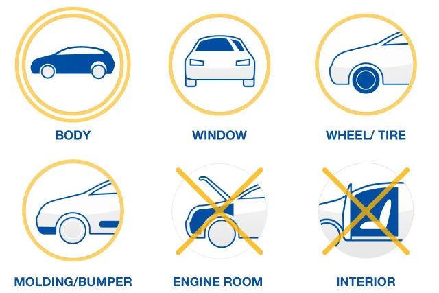 Стеклянное покрытие мелких кристаллах, 4L для автомобилей, sensha