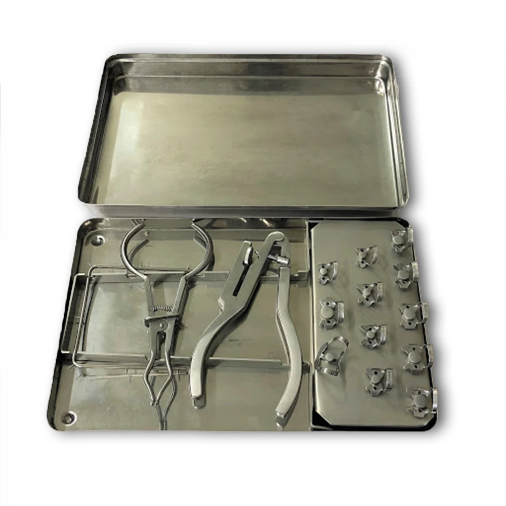 dental kit hot sale rubber dam kit stainless steel new product