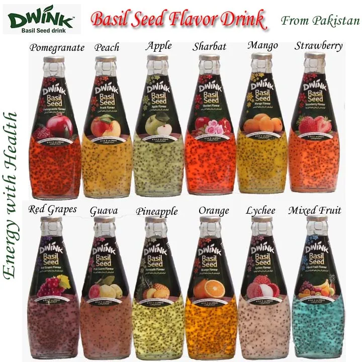 Напиток из семян базилика-разные вкусы Dwink