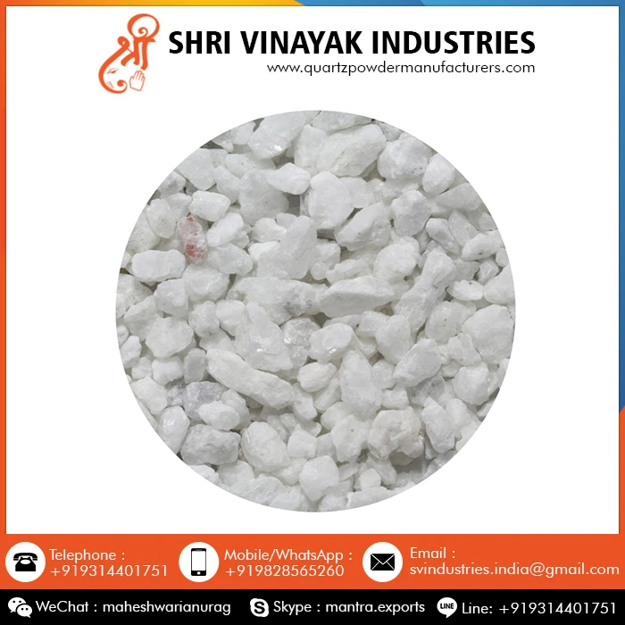 Decorative White Marble Stone Chips at Wholesale