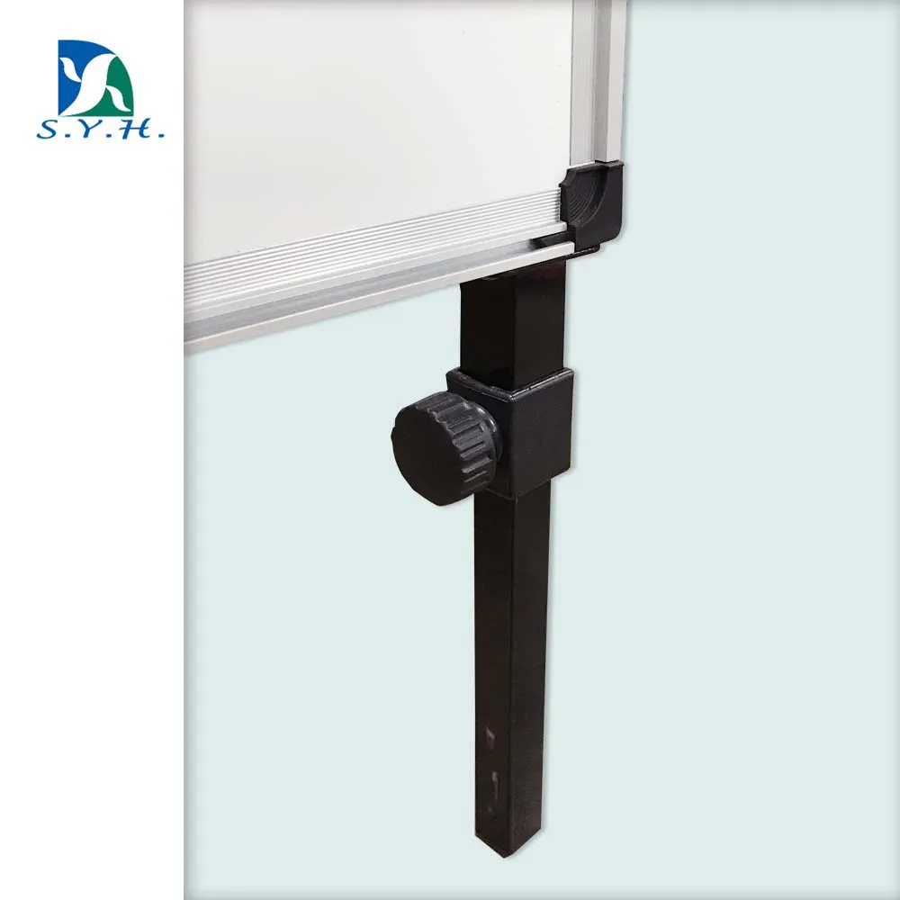 
 Fold black aluminum square tripod stand whiteboard flip chart  