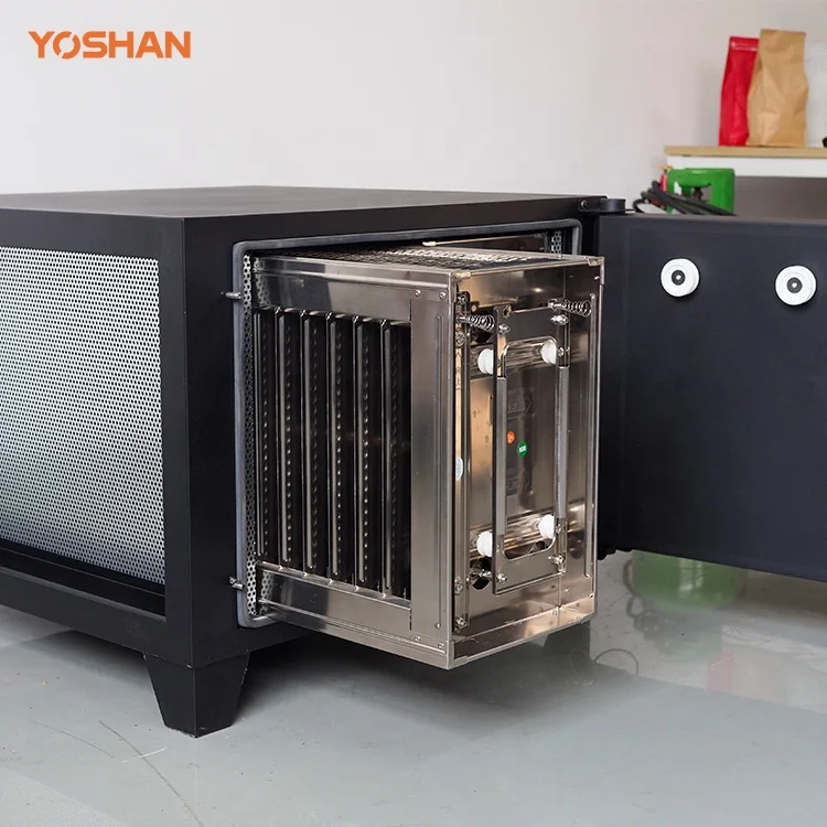 Air Esp Electrostatic Precipitator Filter Hme Mesh Wet Gas Scrubber Odour Commercial Coffee Roaster Smoke Filter