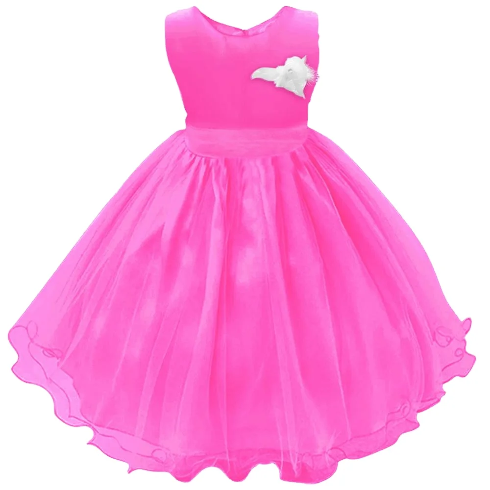 hot pink girls dresses