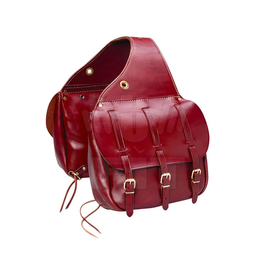 Eavy Duty Thick Leather Western Horse Saddle Bag Equestrian/horse ...