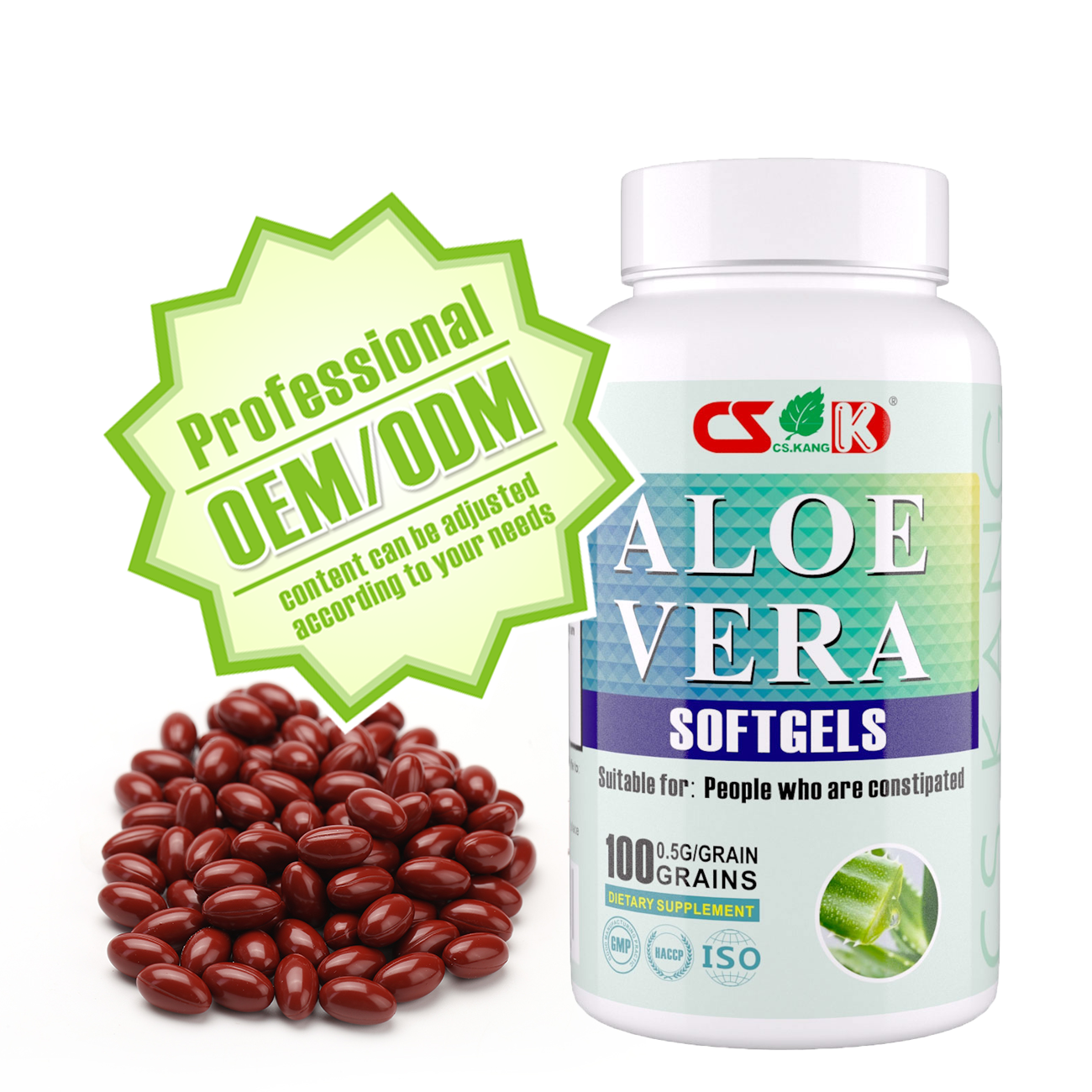 OEM ODM медицинские добавки лучшие капсулы из натурального масла алоэ вера