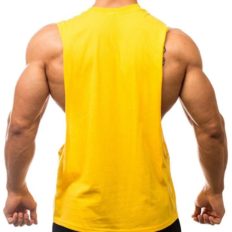 BAW Men's Gold Compression Cool Tek Sleeveless Shirt