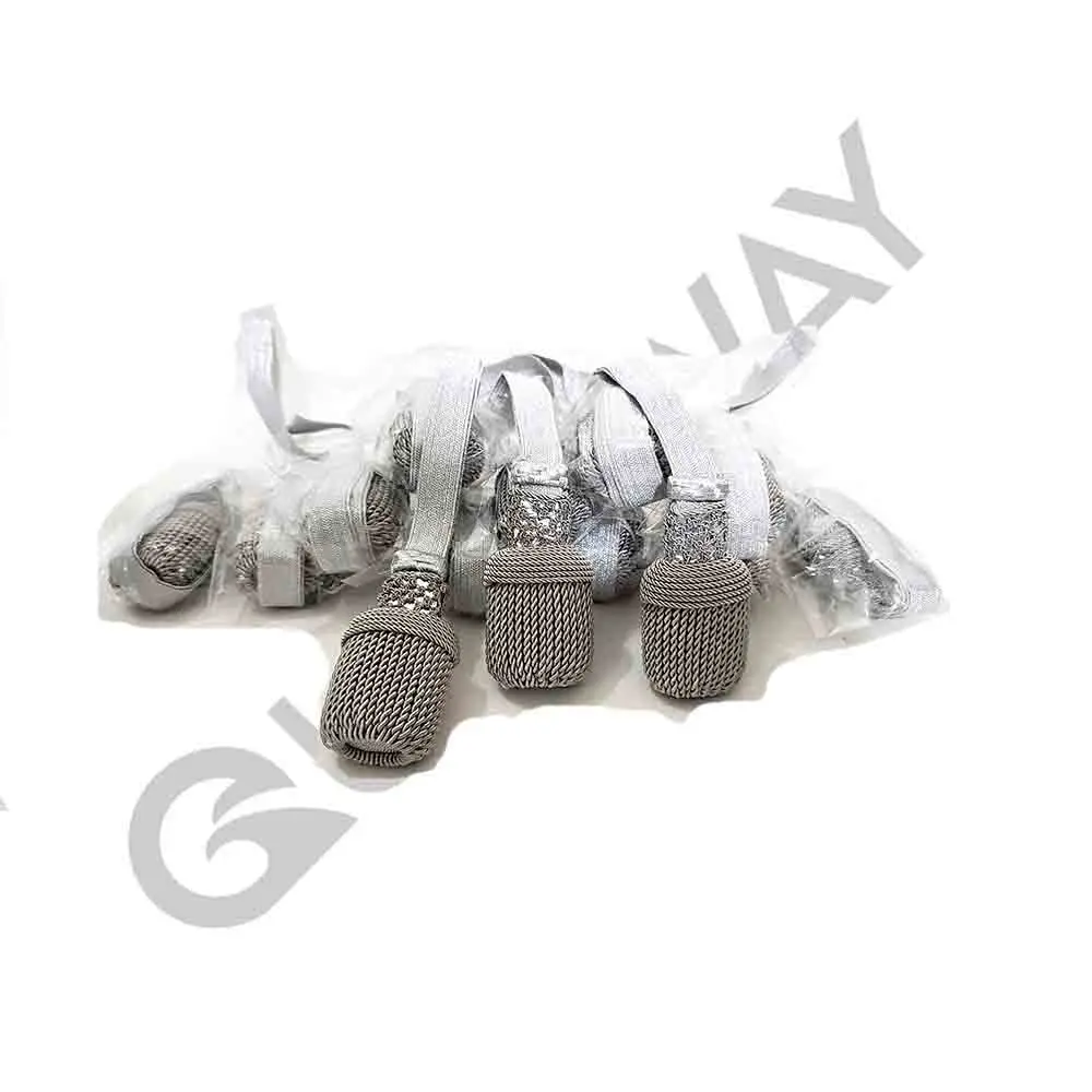 German Sabre Knote Silver Color Custom Bulk Quantity Manufacture Sabre Knot Sale in Pakistan